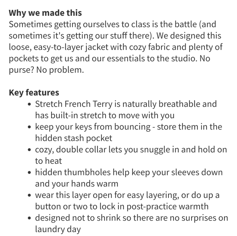 COPY - Lululemon To Class Jacket - Picture 5 of 6
